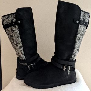 Ugg Tall Lace Accented Boots